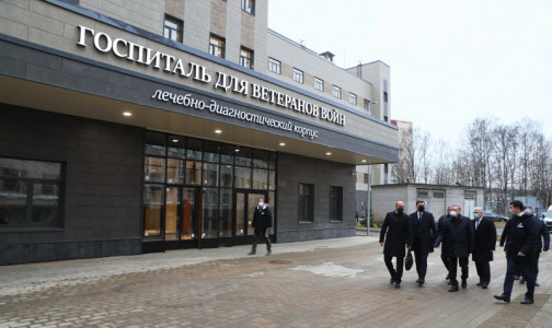 Шестиэтажный корпус за 5 месяцев и 2,8 млрд. Госпиталь для ветеранов войн готовится к открытию стационара-трансформера